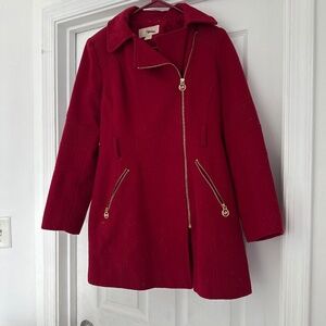 Micheal Kors pea coat red